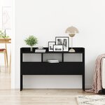 Buffet noir en chêne vidaXL 105x30x70 cm en bois d'ingénierie