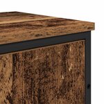 vidaXL Ensemble de mobilier de salle de bain avec étagère 2 Pièces Marron