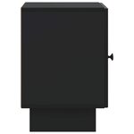 vidaXL Cabinet de chevet 2 Pièces Noir 43 x 34 5 x 50 cm