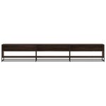 vidaXL Meuble TV chêne marron 270x40x46 cm bois d'ingénierie