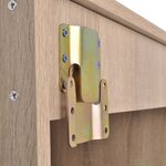 vidaXL Meuble de salle de bain 4 Pièces avec lavabo et robinet Beige