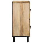 vidaXL Armoire latérale 60x33x75 cm bois massif de manguier