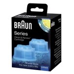 Cartouches de recharge ccr - braun clean & renew pack de 2 recharges