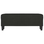 vidaXL Banc Noir 100x35x41 cm Tissu