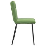 vidaXL Chaises à manger lot de 2 Vert clair Velours