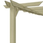 vidaXL Pergola de jardin Pin imprégné 360x200x60 cm