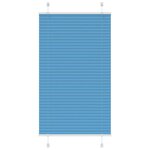 vidaXL Store plissé bleu 80x150 cm largeur du tissu 79 4 cm polyester