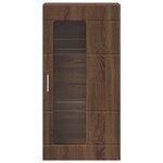 vidaXL Meuble mural Chêne marron 55 x 29 x 100 cm Bois d'ingénierie