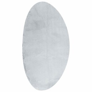 vidaXL Tapis de surface HUARTE Gris 100 x 200 cm Polyester