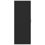 vidaXL Armoire suspendue Noir 69 5x34x90 cm Bois d'ingénierie
