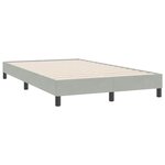 vidaXL Sommier à lattes de lit sans matelas gris clair 120x220cm