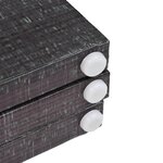 vidaXL Cloison de séparation pliable 120 x 170 cm Plumes Noir et blanc