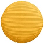 vidaXL Coussins de siège 2 Pièces Jaune clair Ø 30 cm
