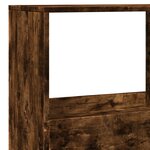 vidaXL Cloison de séparation chêne fumé 100x33x155 5cm bois ingénierie