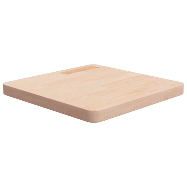 vidaXL Dessus de table carré 50x50x4 cm Bois chêne massif non traité