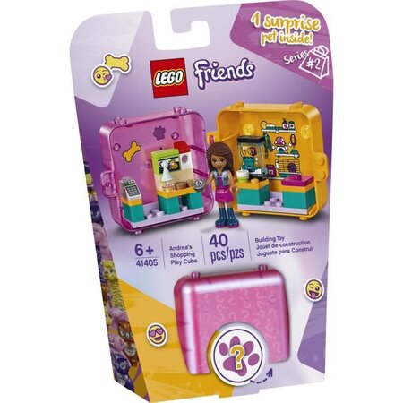 Lego friends 41405 - le cube de jeu shopping d'andréa