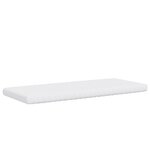 vidaXL Matelas en mousse 2 Pièces blanc 90x190 cm 7 zones dureté 20 ILD