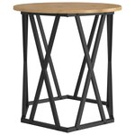 vidaXL Table basse 2 Pièces Chêne artisanal Bois d'ingénierie et acier