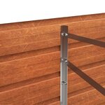 vidaXL Lit surélevé de jardin rouillé 160x80x45 cm acier corten