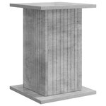 vidaXL Support de Plante 2 pc Gris béton 30 5 x 30 x 43 cm