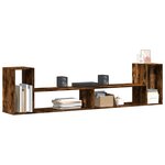vidaXL Meubles TV 2 Pièces chêne fumé 100x30x50 cm bois d'ingénierie