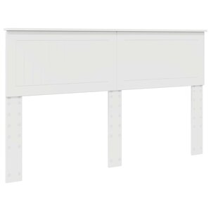 vidaXL Tête de lit Blanc 150 cm Bois d'ingénierie