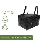 Pack and Move - Lot 4 Sacs Rangement Recylé - 55 x 35 x 30 cm - Poignées solides - Déménagement et Transport - Ultra Résistant - Réutilisable - 55L