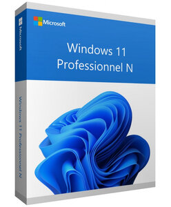 Microsoft Windows 11 Professionnel N (Pro N) - Clé licence à télécharger