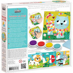Peinture au doigt - Dès 3 ans - 6 tableaux à décorer + 1 encreur - Activité manuelle