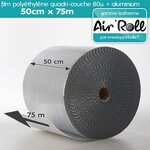 1 rouleau de film bulle d'air largeur 50cm x longueur 75m  - gamme air'roll isotherme