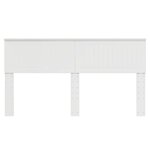 vidaXL Tête de lit Blanc Brillant 160 cm Bois d'ingénierie