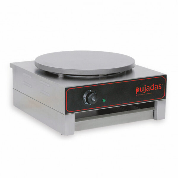 Crêpière professionnelle en inox ø 40 cm - pujadas -  - acier inoxydable
