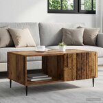 vidaXL Table basse Bois ancien 90 x 50 x 40 cm Bois d'ingénierie