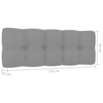 vidaXL Salon de jardin 3 Pièces avec coussins bois de pin imprégné