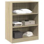 vidaXL Garde-robe chêne sonoma 77x48x102 cm bois d'ingénierie
