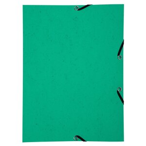 Chemise À Élastique Sans Rabat Carte Lustrée 350gm2 - A4 - Vert - X 50 - Exacompta