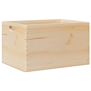 vidaXL Boîte en bois avec poignées 40x30x23 cm bois de pin massif