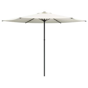 vidaXL Parasol de jardin 300 x 300 cm Polyester Rectangulaire Crème