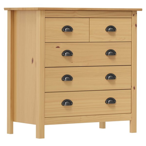 vidaXL Buffet Hill 79x40x80 cm Bois de pin solide
