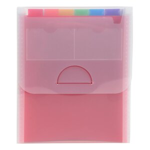 Trieur Valisette Vertical 6 Compartiments Crystal - A4 - Cristal - Exacompta