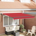 vidaXL Auvent Rouge 300 x 250 x 165 cm Polyester