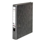 Classeur À Levier Papier Marbré A4 Recycling - Gris-dos Gris - X 25 - Falken