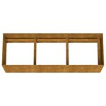 vidaXL Lit surélevé de jardin 120x40x40 cm acier corten