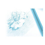 CLAIREFONTAINE - Pochette dessin - Papier a grain P.E.F.C - 21 x 29,7 - 12 feuilles - 180G - Couleur blanche