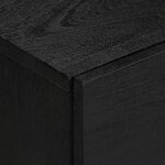 vidaXL Buffet noir 40x33x75 cm bois d'ingénierie