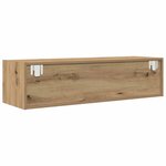 vidaXL Meuble TV chêne artisanal 100 x 31 x 25.5 cm Bois d'ingénierie