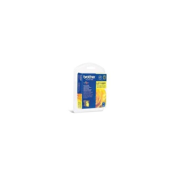 Cartouche jet d'encre original lc1100y blist 7ml jaune brother