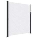 vidaXL Auvent latéral rétractable blanc 220x500 cm