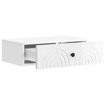vidaXL Table d'appoint murale 59 x 34 5 x 17 cm Bois d'ingénierie