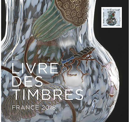 Livre des timbres de l'année 2018